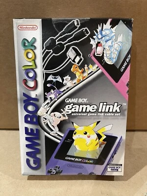 Cavo di collegamento gioco a colori Pokemon Gameboy nuovissimo sigillato raro - Immagine 1 di 4