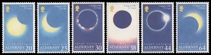 Alderney 1999 - Mi-Nr. 131-136 ** - MNH - Sonnenfinsternis - Picture 1 of 1