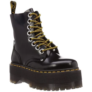 Dr. Martens Womens Boots Jadon Max Casual Ankle Lace-Up Zip-Up Buttero Leather - Picture 1 of 5