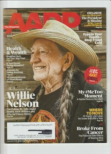 WILLIE NELSON Cover & FEATURE ARTICLE - Juni/Juli 2018 Ausgabe des AARP Magazins - Bild 1 von 1