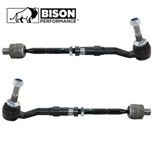 Bison Performance 2pc Set Front Steering Tie Rod Assemblies For BMW E65 E66 Base
