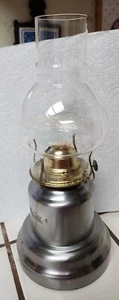 Eagle Oil Hurricane Lamp Brushed Metal Grey - Picture 1 of 12