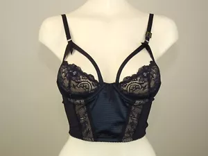 Sujetador con aros Dita Von Teese Y53945 Madame X Longline talla 32 D EE. UU. - Imagen 1 de 8