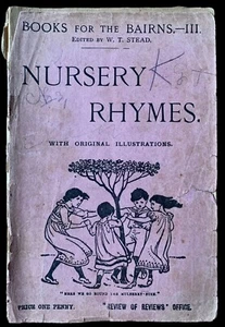 NURSERY RHYMES Books For Bairns 1910's Illustrated Booklet ILLUSTRATED - Imagen 1 de 8