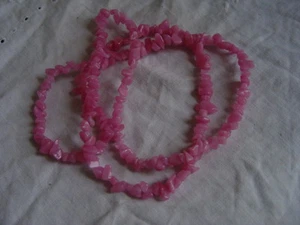PINK STONE BEADS FOR CRAFT  - Bild 1 von 3