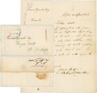 1845 LETTER to BYWATER WEMYSS CASTLE SHERIFF APPOINTED INSPECTORS DECLINE TO ACT