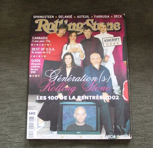 October 2002 Issue 01 ROLLING STONE Magazine Soderberch Courau Garcia- IN French - Picture 1 of 3