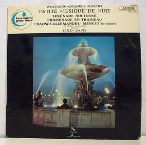 33 Tours W.A Mozart LP 12" Petite Musique Nuit C Davis -Trianon 6134 Rare - Picture 1 of 1