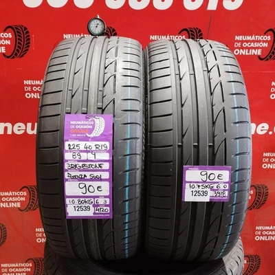 2x 225 40 R19 89Y Bridgestone Potenza S001 Rsc 6.3/6.0MM Ref. 12539 - Bild 1 von 4