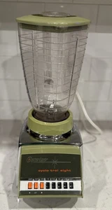 Vtg Oster Osterizer Cyclo-Trol Blender 5 Cup Pitcher #547 TESTED! Avacado Green - Picture 1 of 15