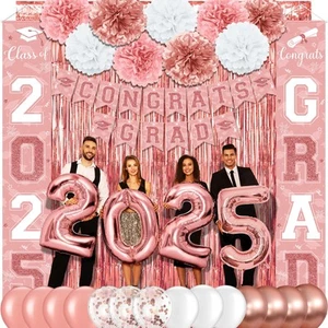 Decorazioni Festa Laurea Classe 2025 Decorazioni Laurea con Congratulazioni - Foto 1 di 7