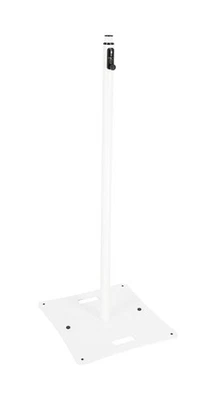 Rockville RLF2 WHITE 10 Foot Solid Base Speaker/Lighting/Projector DJ Stand+Bag - Image 1 of 4