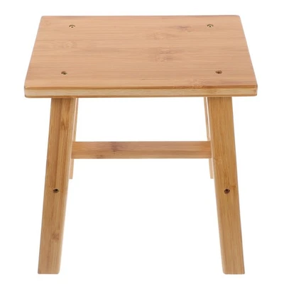  Holz-Tritthocker für Kinder, Schuhbank, Holz-Schuhhocker, Schuhwechselstuhl, - Bild 1 von 4