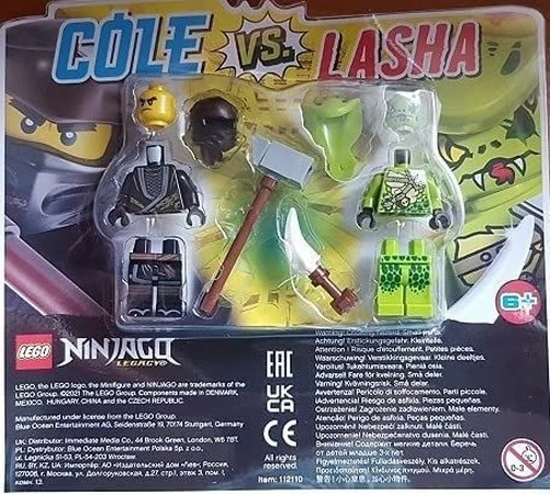 LEGO Ninjago Cole vs. Lasha Minifigura Blister Pack Set 112110 Foto 1 de 1