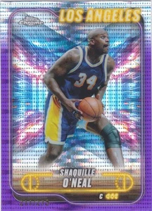 Shaquille O'Neal Purple Sonar /275 2024-25 Topps Chrome Los Angeles Lakers #171 - Bild 1 von 2