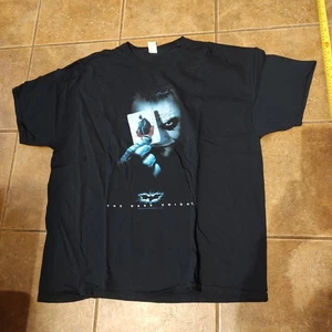 Vintage The Dark Knight Joker Batman Heath Ledger Film Promo T-Shirt Gr. 2XL - Bild 1 von 8