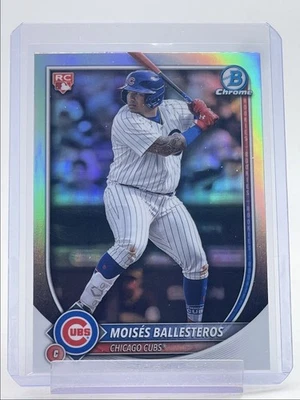 MOISES BALLESTEROS 2025 BOWMAN CHROME ROOKIE RED LOGO REDEMPTION A RC Q0234 - Image 1 of 2