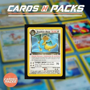 Carte Pokemon Dracolosse Obscur 22/82 Team Rocket Edition 1 NM 🇫🇷🔥 - Foto 1 di 3