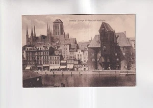 F5947) Cartolina, DANZICA - Ponte lungo con cancello a gomito - Foto 1 di 2