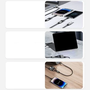 USB Splitter Cable USB 1 Male to 3 Female Extension Cord Connector Triple USB - Picture 1 of 9