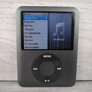 Apple iPod Nano 3rd Gen A1236 8GB Grey/Chrome MP3 Media Player – Tested - Picture 1 of 3