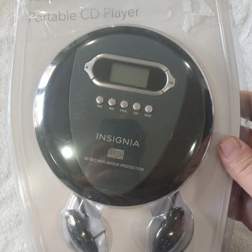 Insignia NS-P4112 персональный портативный проигрыватель компакт-дисков противоударная защита  - Изображение 1 из 4