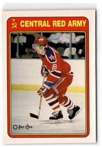 1990-91 O-Pee-Chee Sergei Fedorov #19R Pee-Chee Central Red Army - Picture 1 of 2