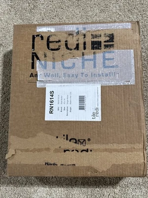 Tile Redi RN1614S-BI Redi Niche Shampoo-Soap Shower 16" W x 14" H x 4" D Niche - Image 1 of 3