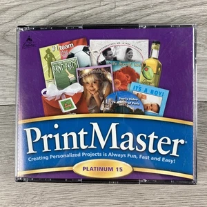 Print Master Platinum 15 Install CD, Program CD 5 Disc Set Windows CD-ROM PC - Picture 1 of 5