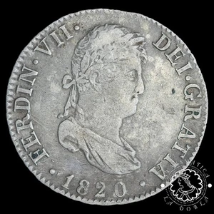 1820 - 2 REALES - Fernando VII - Madrid GJ - MBC+/MBC - Picture 1 of 2