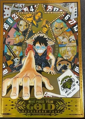 "One Piece Gold" Movie Official Guidebook/Poster illustration included/Authentic - Image 1 of 4