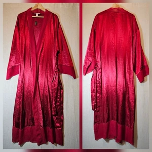 Avenue Body Red Satin Chiffon Robe NWT Womens Size 18/20 18 20 Sexy Valentine - Picture 1 of 9