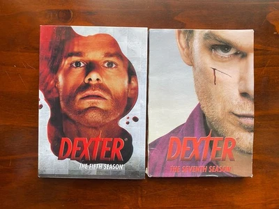 Dexter DVD Lot of 2 Complete Season 5&7 Showtime TV Series TESTED WORKING Foto 1 de 4