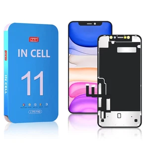 Incell LCD für Apple iPhone 11 6,1" schwarz mit Backplate Display Bildschirm A+ UK - Bild 1 von 2