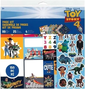 Disney Toy Story 4 150-Piece Scrapbook Page Kit – Stickers, Die-Cuts, and Pages - Picture 1 of 9