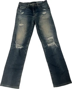 AG Adriano Goldschmied Jeans Womens 26R The Isabelle High-Rise Straight Cropped - Picture 1 of 8