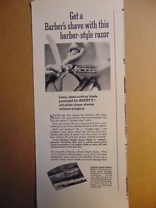 1937 Get A Barber's Shave Durham traje de afeitado dúplex anuncio impreso de arte vintage - Imagen 1 de 1