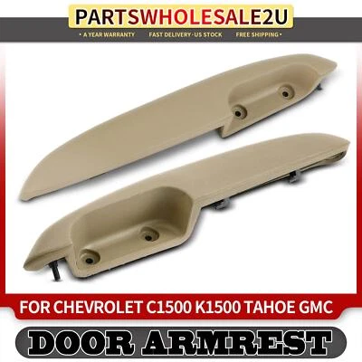 2x Apoio de braço dianteiro para porta L&R para Chevrolet C1500 C2500 C3500 K1500 GMC K2500 Yukon - Imagem 1 de 4