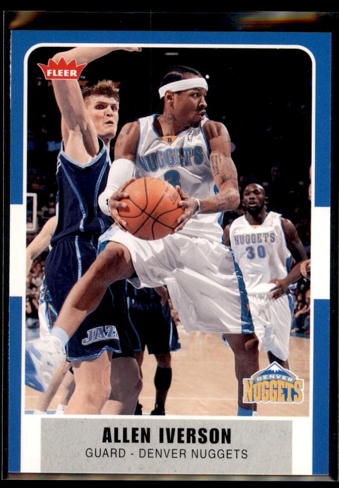 2007-08 Fleer Allen Iverson Denver Nuggets #161 - Image 1 of 2