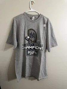 Vintage New York Yankees 2000 Subway Series Champions Locker Room Tee Size Large - Picture 1 of 3