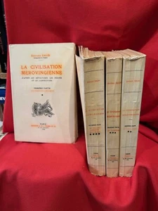 SALIN (Édouard) - La Civilisation mérovingienne. 4 Vol, Picard, 1949-1959. - Imagen 1 de 12