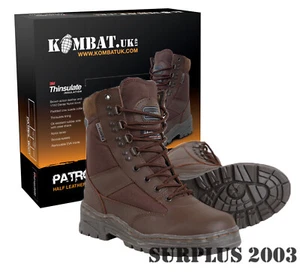 Braun KOMBAT Patrol Kampfstiefel Armeeleder - Bild 1 von 5