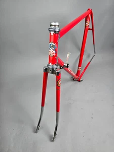 Tigra Rahmen Set Rot Nervex Muffen 56 cm vintage retro frame steel 70s 70er - Bild 1 von 23