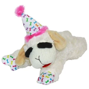 Cappello Compleanno Multipet Lambchop Rosa con Motivo Osso 6 Pollici - Foto 1 di 1