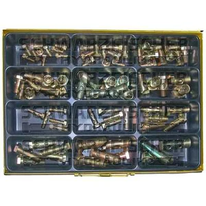 Surtido tornillos huecos DIN 7643 aceite diésel gasolina combustible baja presión 83 piezas - Imagen 1 de 2