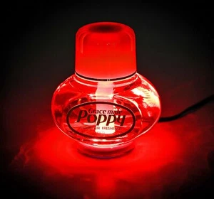 Original Poppy Lufterfrischer Duft Gardenie rote LED Beleuchtung 24V LKW PKW - Bild 1 von 4