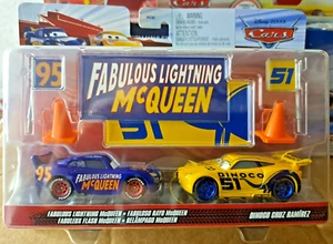 CARS 3 - FABULOUS LIGHTNING McQUEEN & DINOCO CRUZ RAMIREZ - Mattel Disney Pixar - Foto 1 di 2