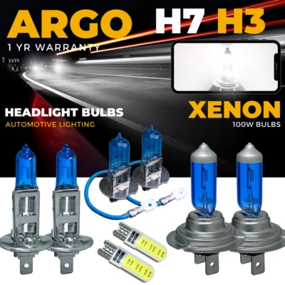 For Smart ForTwo Headlight 2004-07 Hid Xenon White 100w Led Fog Side Light Bulbs - Image 1 of 4