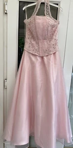 New Venus Wedding/Prom Dress Strapless Style Light Pink Size 14 Around The Neck - Picture 1 of 7