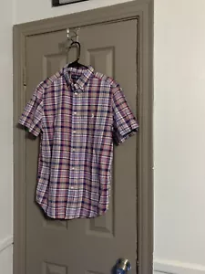 Polo Ralph Lauren Short Sleeve Button-Down Shirt Size 18-20 Preowned - Picture 1 of 11